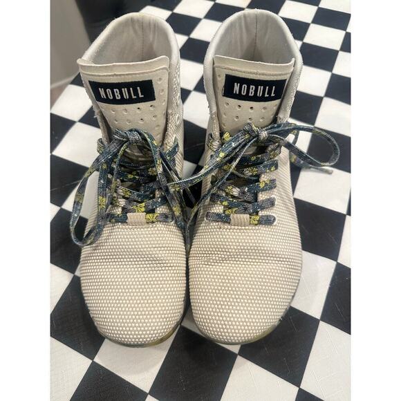 No Bull women’s high top cream spring fling size 8.5 training athletic shoe - Picture 1 of 7